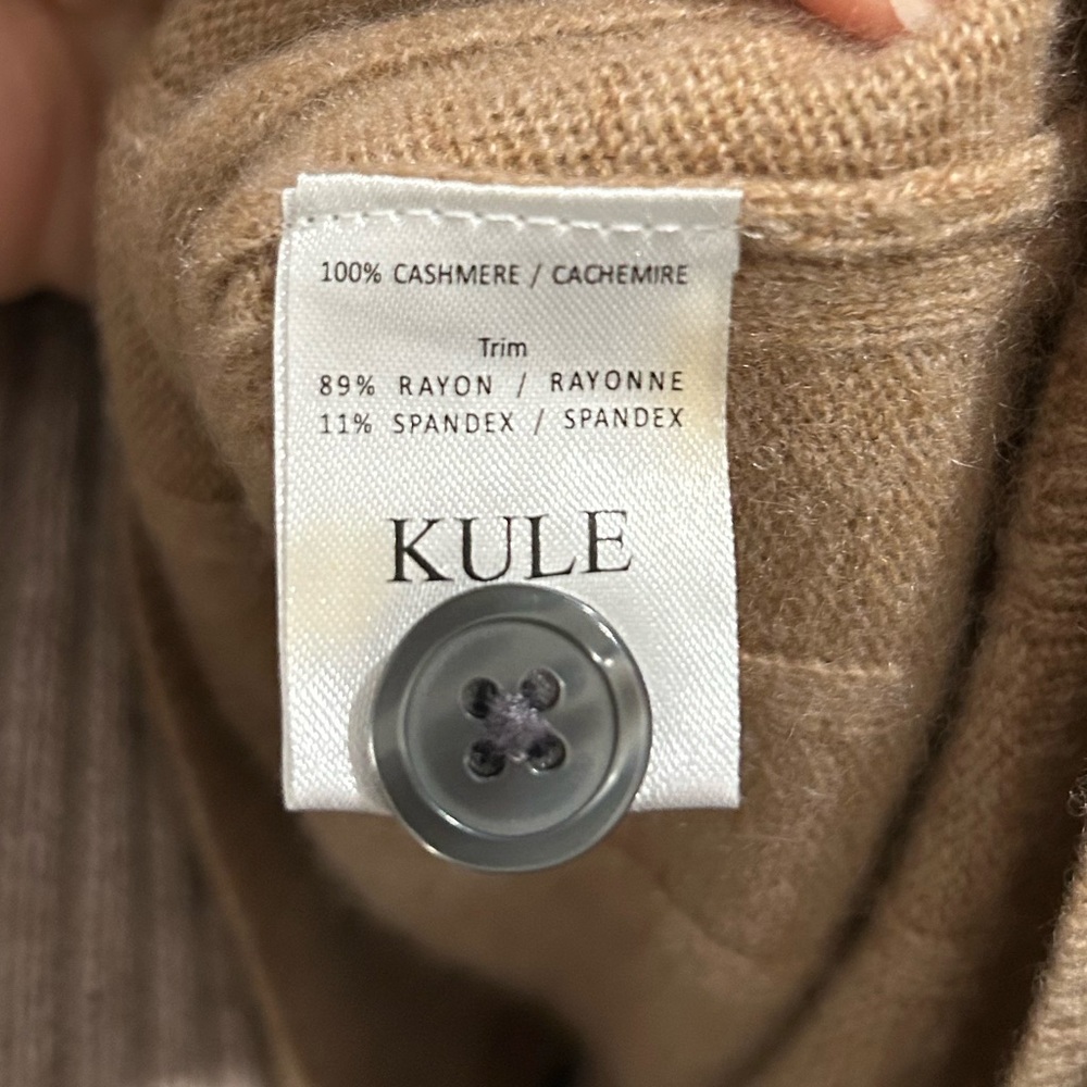 The KULE Sinclair Cashmere Cardigan, size M - Picture 4 of 4